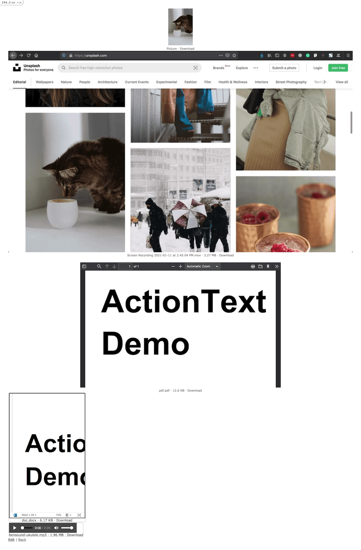 ActionText-Demo